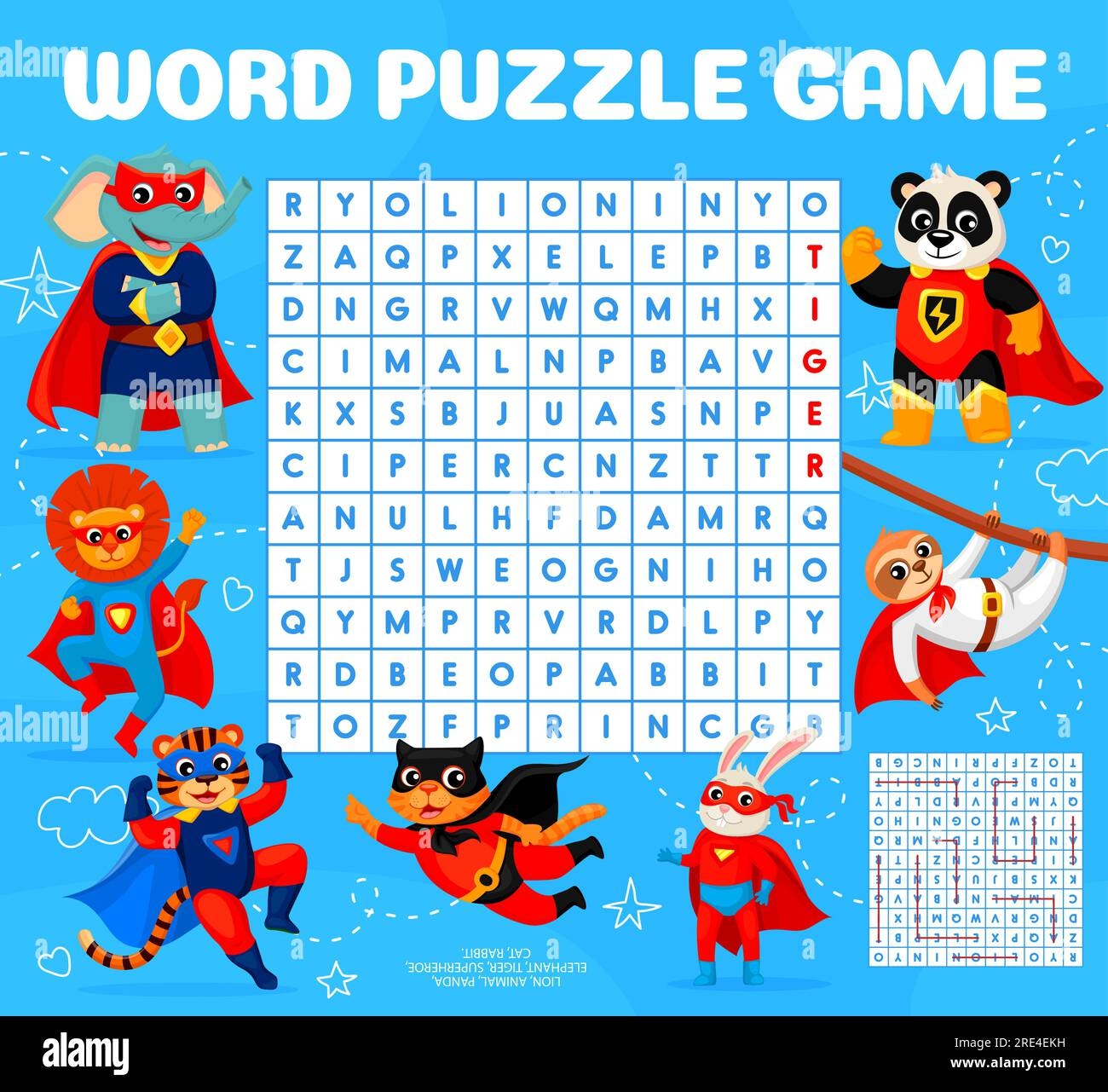 Cat Word Search For Kids