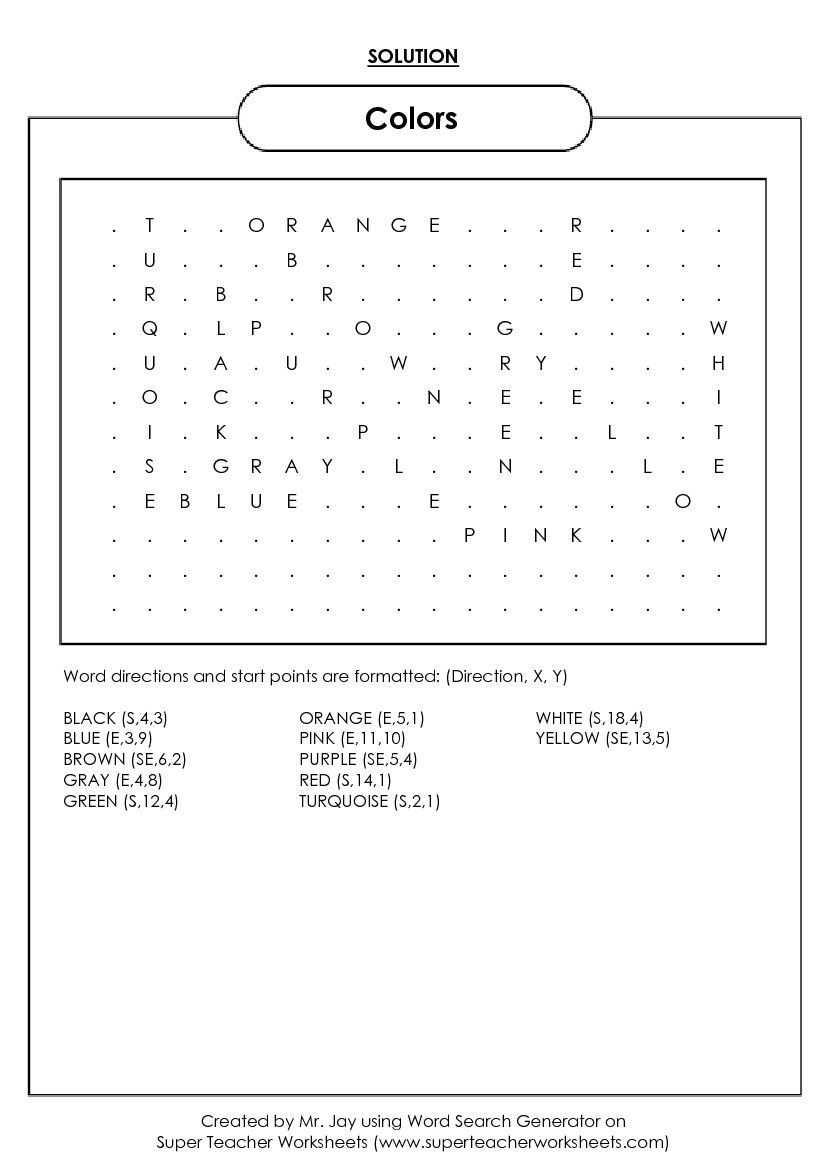 Word Search Puzzle Generator Custom Word Search Maker