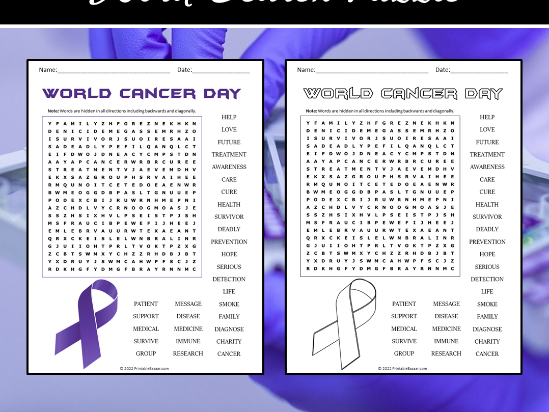 Breast Cancer Word Search