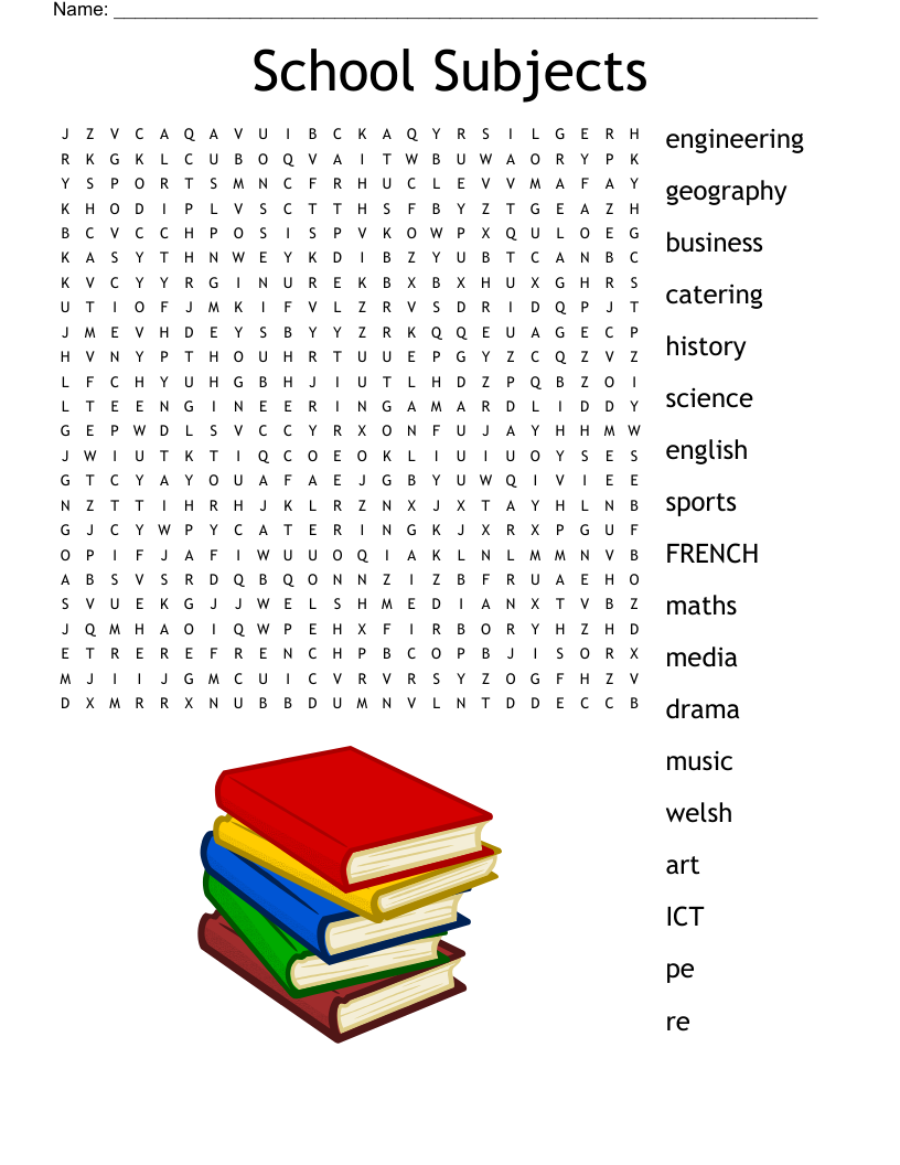 Year 10 Word Search WordMint